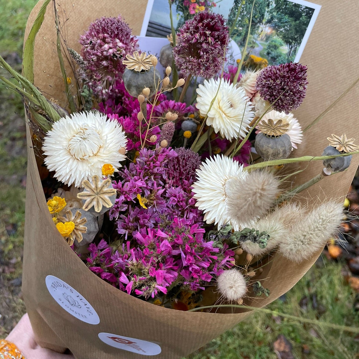 WORKSHOP🌿 Lav et kunstværk eller bind en buket af tørrede, økologiske blomster